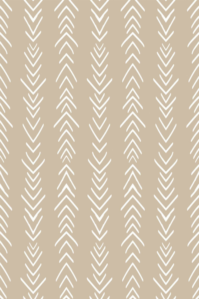 Pattern repeat of Arrow removable wallpaper design
