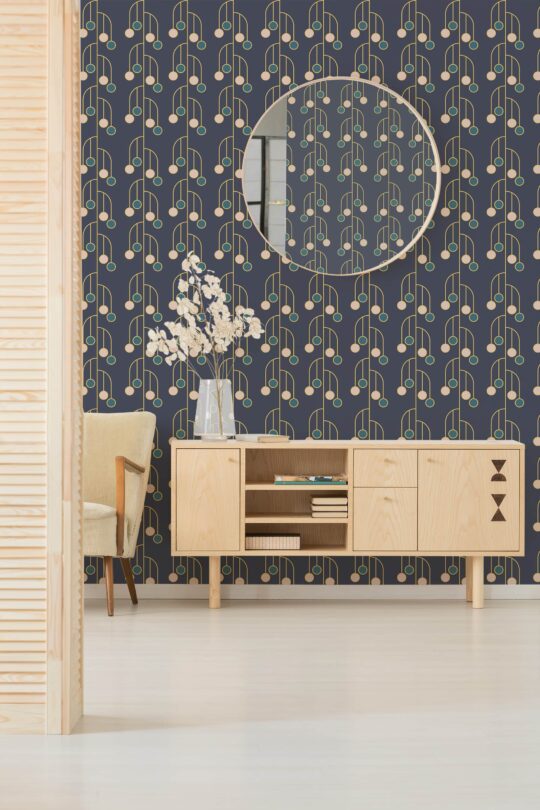 art deco removable wallpaper