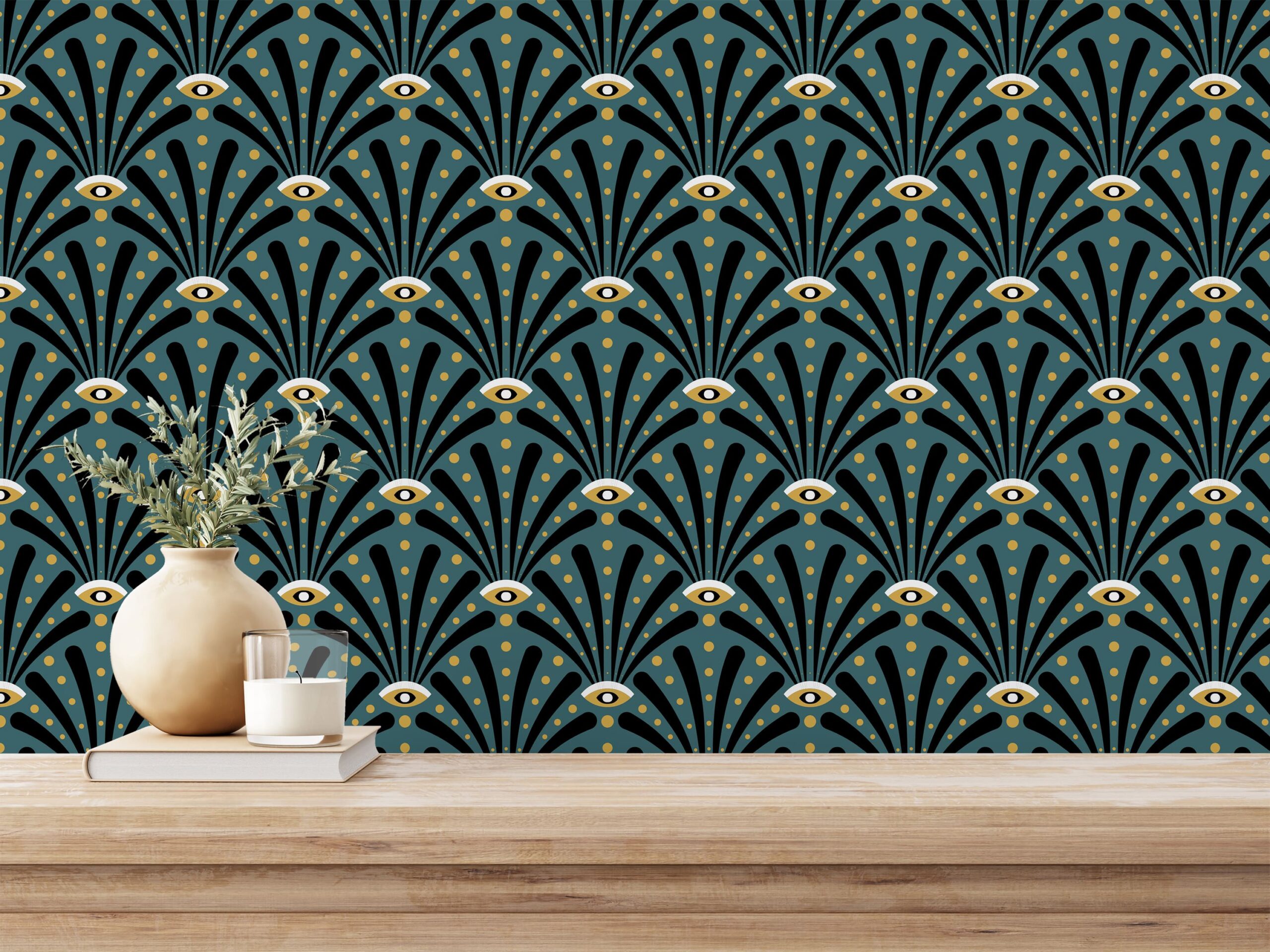 Art Deco removable wallpapers  new aesthetic for any room