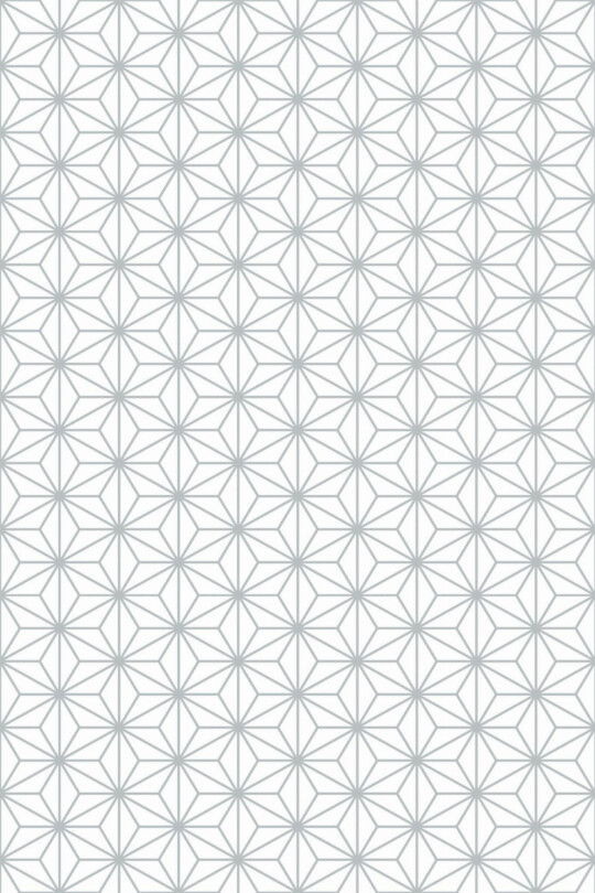 Art Deco star design Peel and Stick Wallpaper or Unpasted