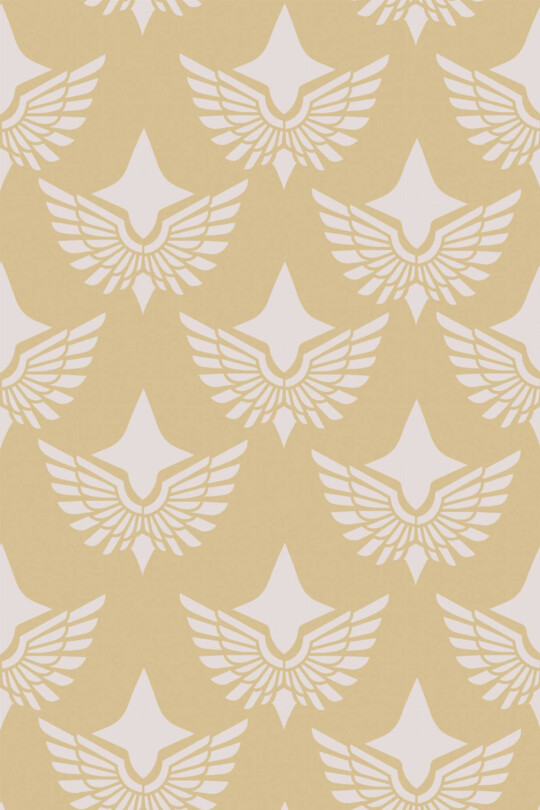 Art Deco wings Peel and Stick Wallpaper or Unpasted