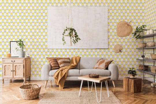 art nouveau removable wallpaper