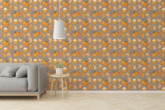 orange kitchen peel and stick removable wallpaper