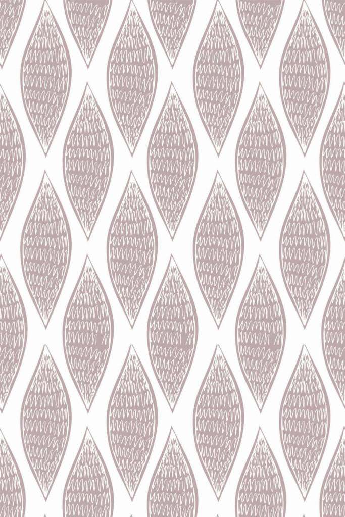 Pattern repeat of Balin ikat removable wallpaper design