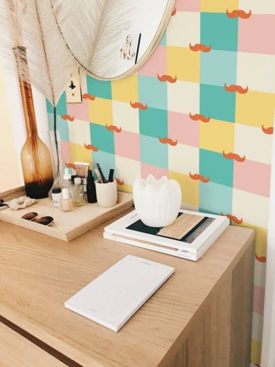 barber shop peel and stick wallpaper