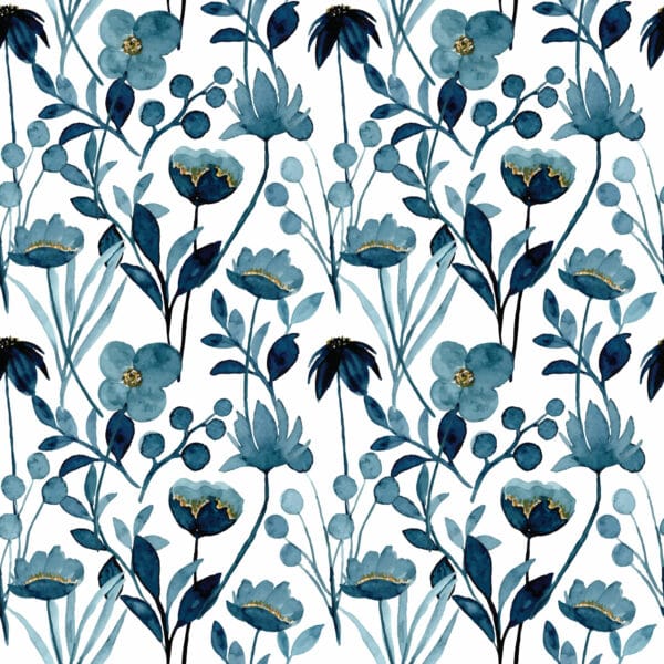 contemporary floral non-pasted wallpaper