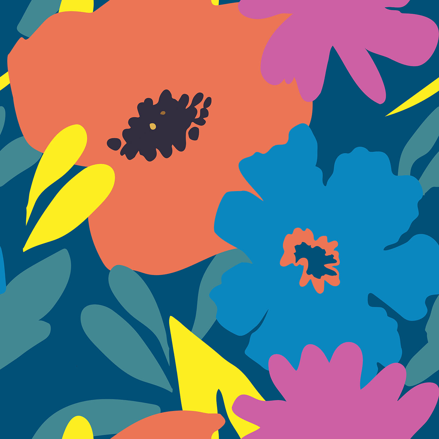 Floral wallpapers - Peel and Stick or Non-Pasted | Save 25%