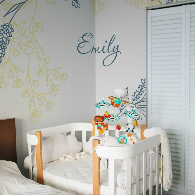 Fashion names for nursery wall