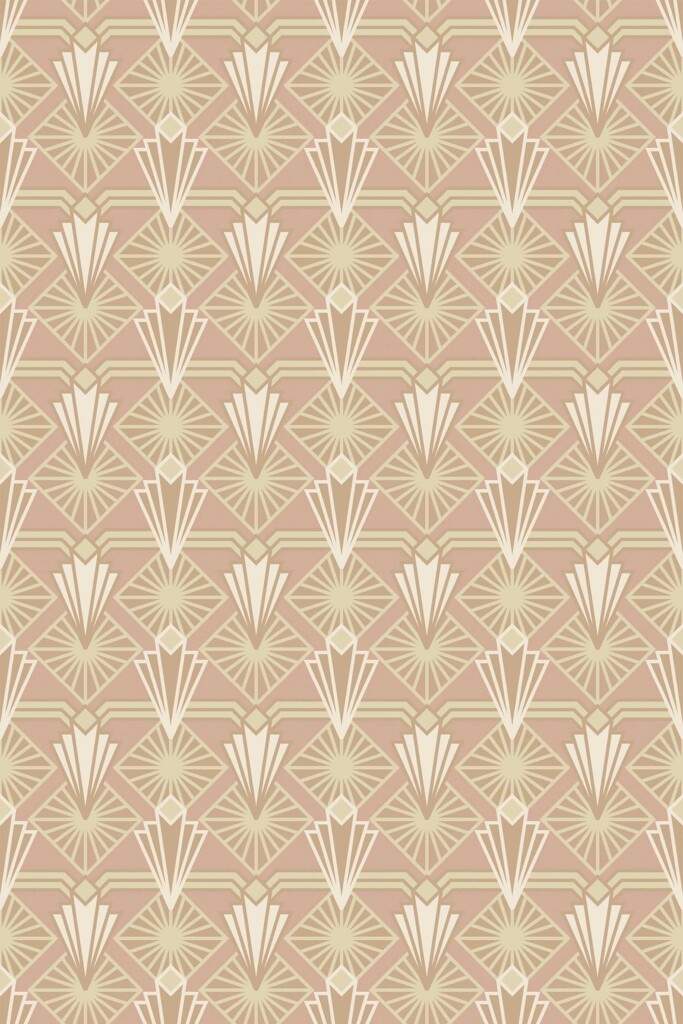 Beige Geometric wallpaper for walls from Fancy Walls