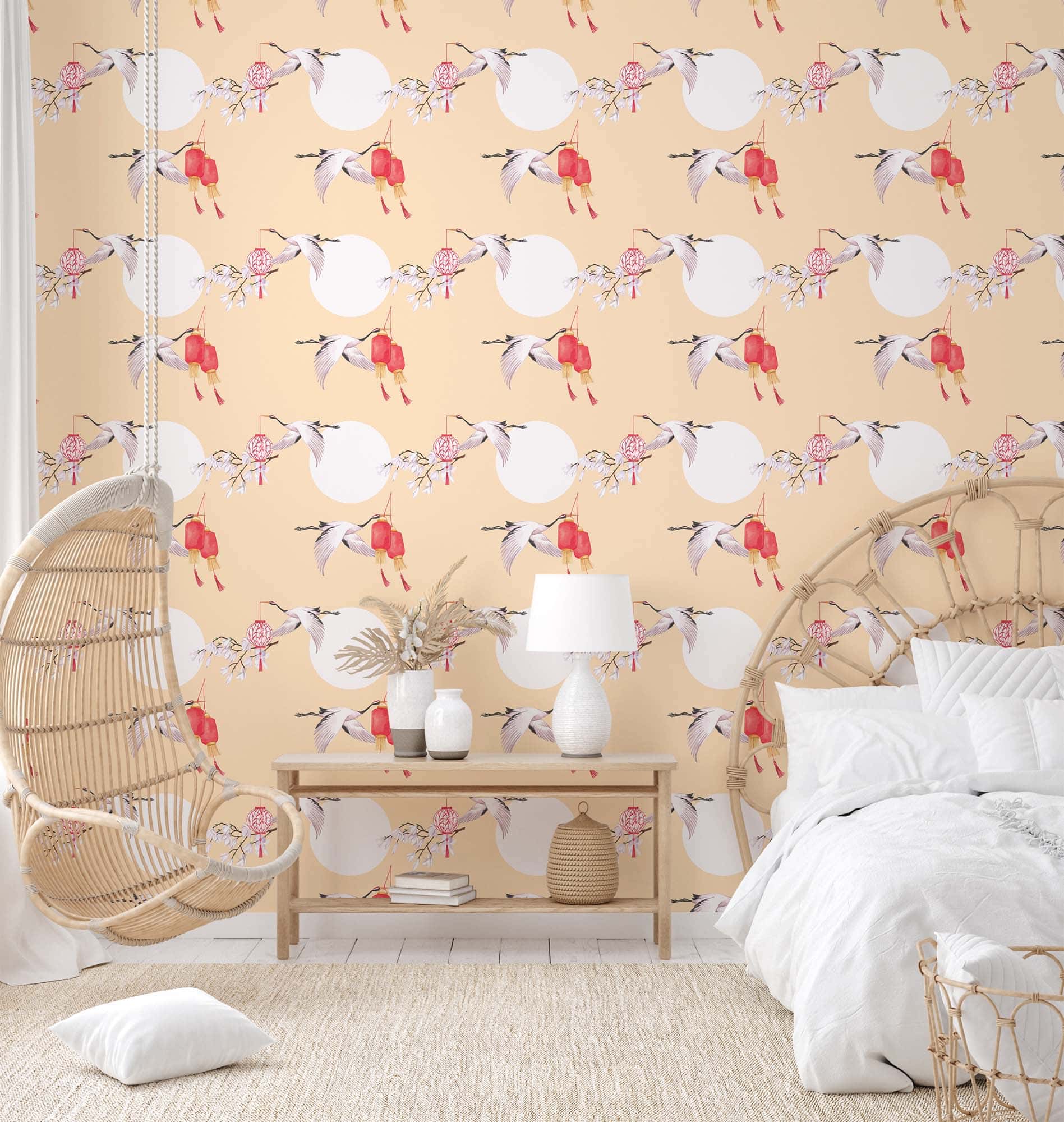 chinoiserie peel and stick wallpaper