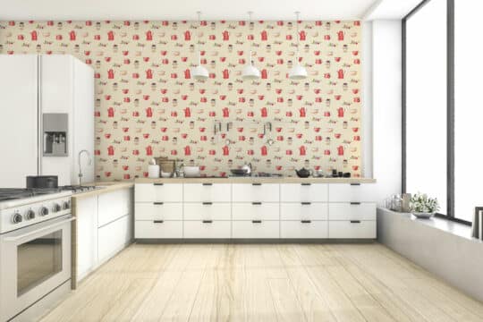 dishes peel and stick wallpaper