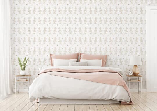 minimalist wildflower non-pasted wallpaper