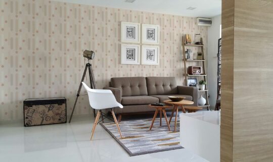 geometric beige traditional wallpaper