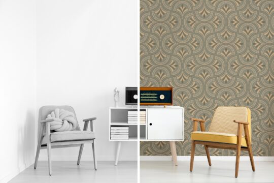beige dining room peel and stick removable wallpaper