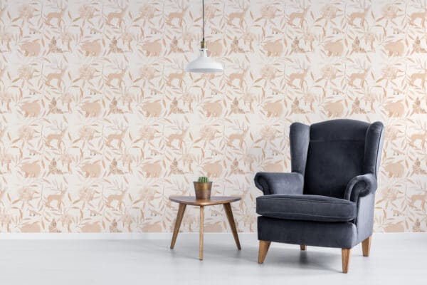 beige aesthetic unpasted wallpaper