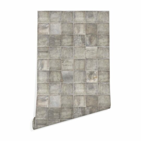 Rustic faux tile sticky wallpaper