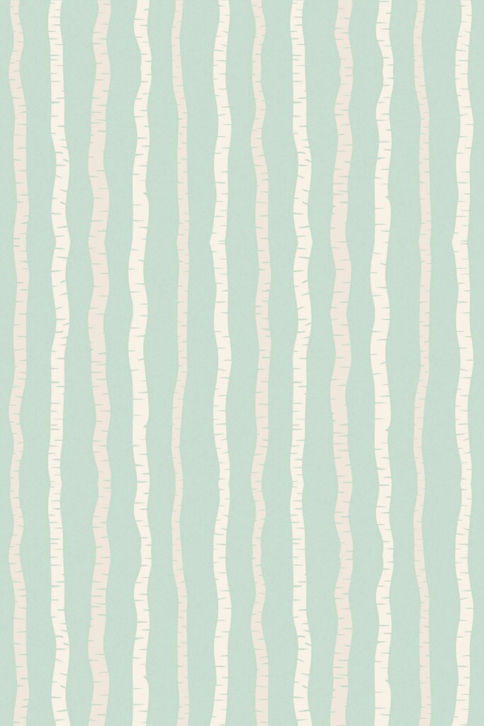 Blue Birch Serenity Self-Adhesive Wallpaper by Fancy Walls