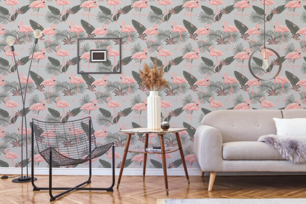 vintage bird non-pasted wallpaper
