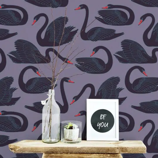 Birds and the trees  Bird style peel and stick wallpaper