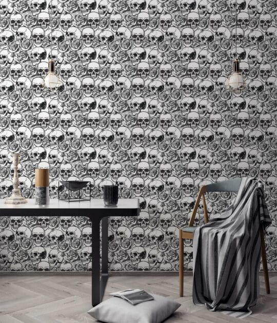 black and white accent wall peel and stick removable wallpaper