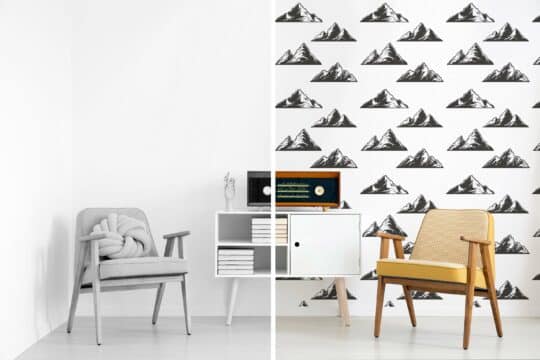 black and white garage peel and stick removable wallpaper