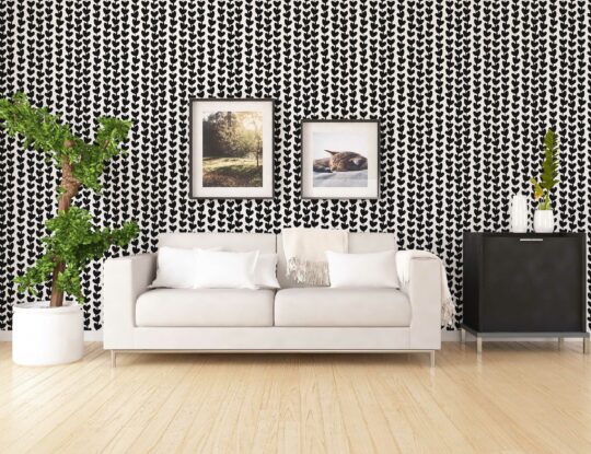 black and white removable wallpaper