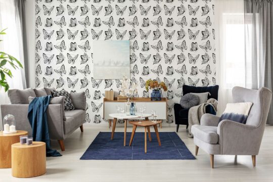 living room self-adhesive wallpaper