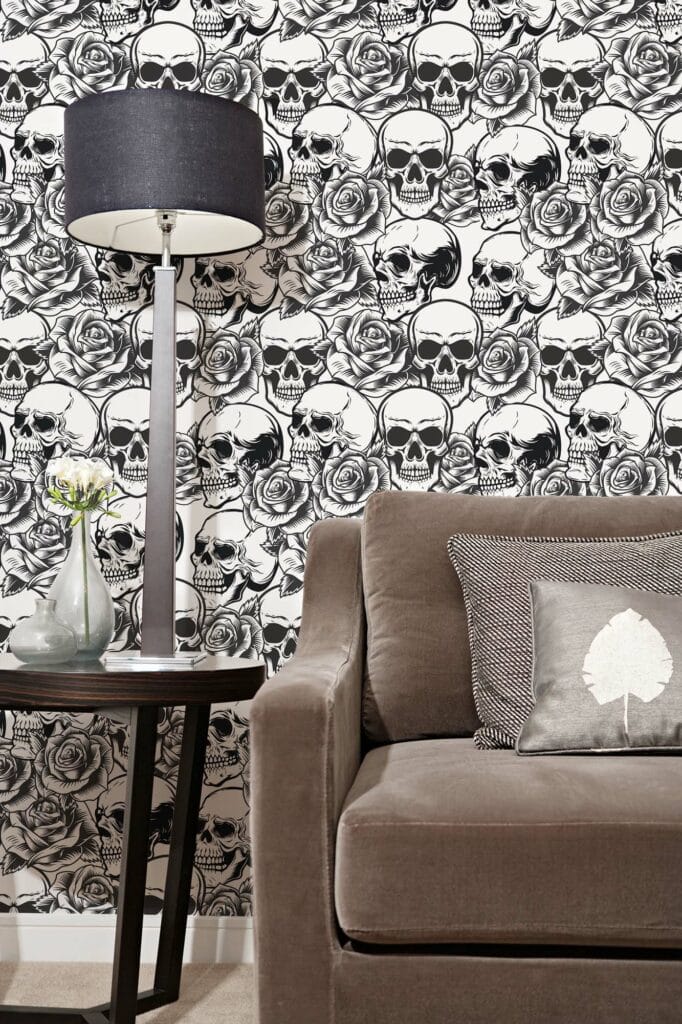 Skull Wallpaper - Peel and Stick or Non-Pasted | Save 25%