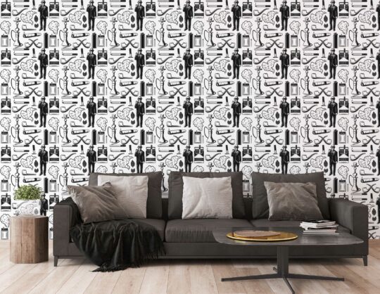 basement self-adhesive wallpaper