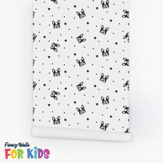 French bulldog wallpaper peel and stick