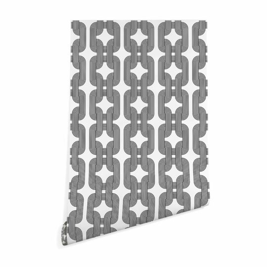 Art deco geometric sticky wallpaper