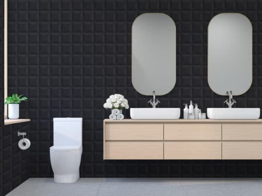 black seamless unpasted wallpaper