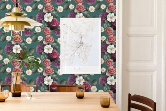 blooming removable wallpaper