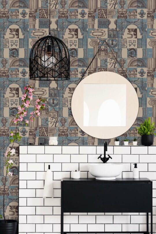 vintage removable wallpaper