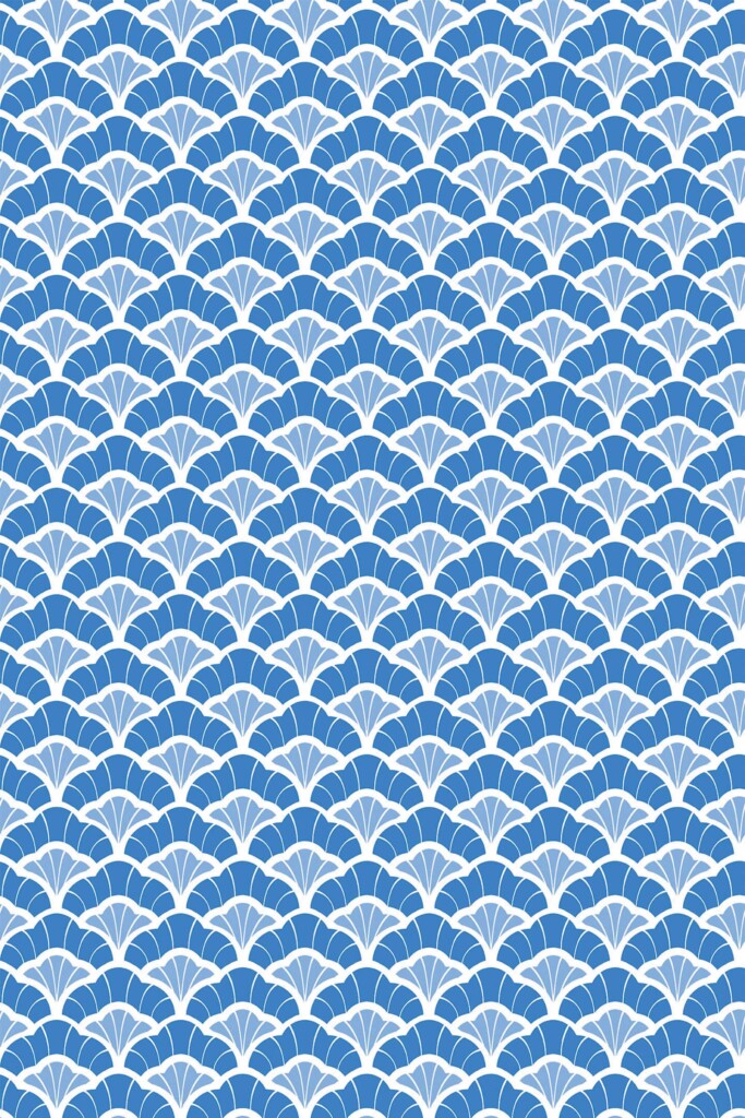 Fancy Walls Blue Geometric wallpaper for walls in Chinese restaurant