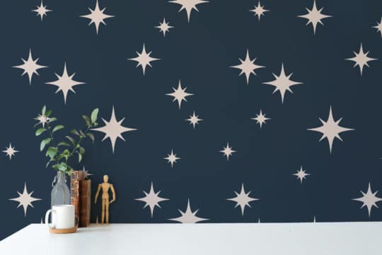 stars peel and stick wallpaper