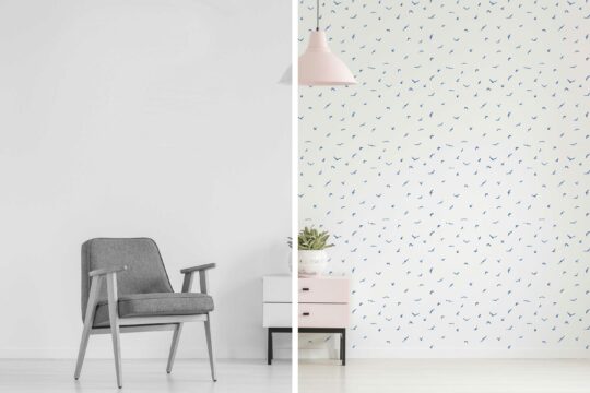 Celestial Birdsong removable wallpaper by Fancy Walls