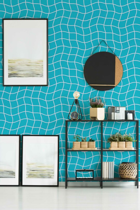 geometric peel and stick wallpaper