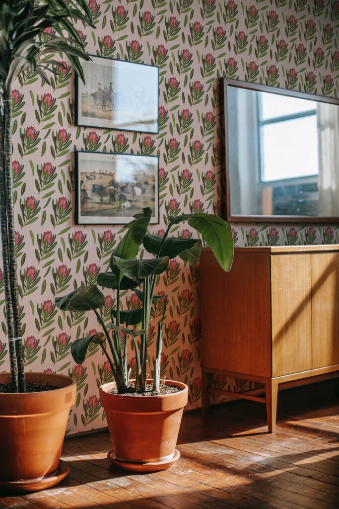 Fancy Walls Pink Floral wallpaper for walls
