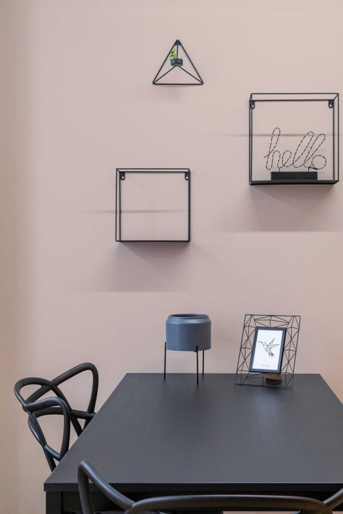 Fancy Walls self-adhesive wallpaper in blush tone perfect for modern interiors