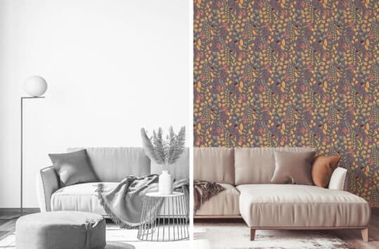 boho fall non-pasted wallpaper