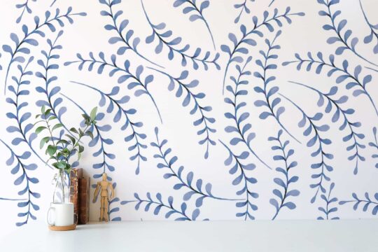 navy blue bedroom peel and stick removable wallpaper