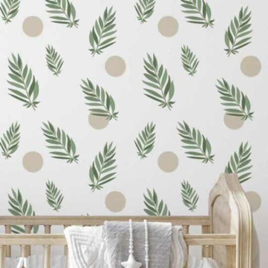 Boho style peel and stick wallpaper for walls