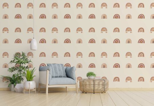 brown stick and peel wallpaper