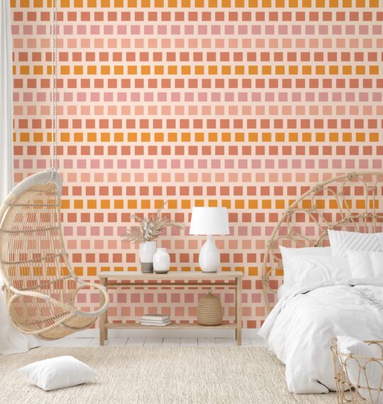 Terracotta Tone Mosaic removable by Fancy Walls