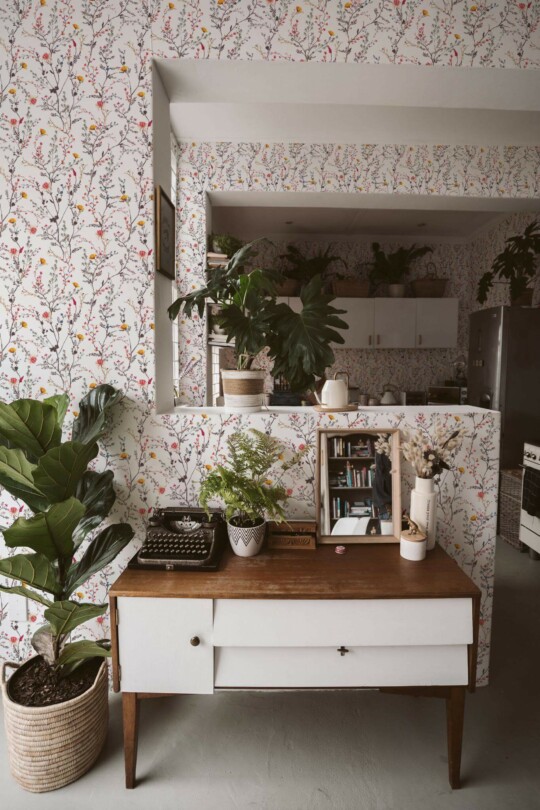 Wildflower Wallpaper - Peel and Stick or Non-Pasted