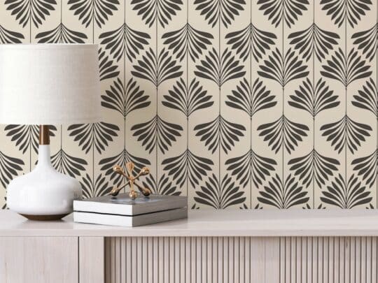 brown and beige living room peel and stick removable wallpaper