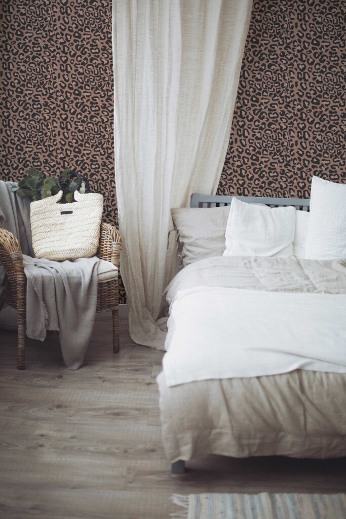 Fancy Walls Brown Animal print removable wallpaper