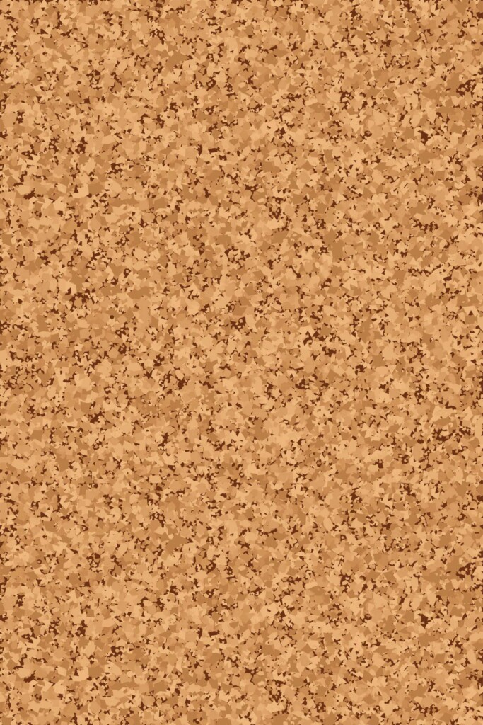 Self-Adhesive Wallpaper with Brown Cork Texture by Fancy Walls.