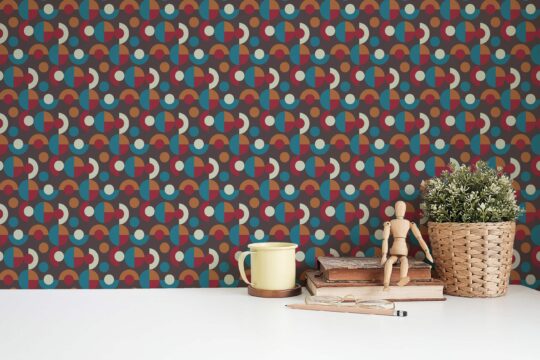 geometric peel and stick wallpaper